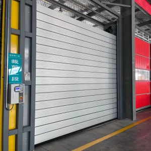 Electric Aluminum Spiral High-Speed Roll-Up Garage Door