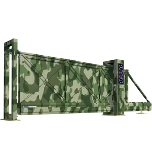 Electric Automatic Aluminum Alloy Hidden Cantilever Sliding Driveway Gate