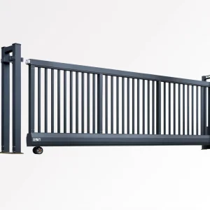 Electric Automatic Aluminum Cantilever Sliding Gate with No Ground Track for Warehouse and School