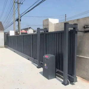 Electric Automatic Retractable Aluminum Alloy Sliding Gate for Commercial and Residential Use