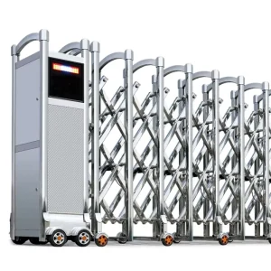 Electric Automatic Retractable Folding Stainless Steel Sliding Gate for Driveway