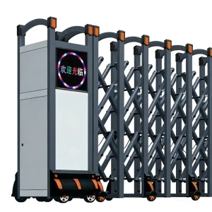 Electric Automatic Retractable Sliding Gate for Apartment Mall Hospital Industrial Outdoor