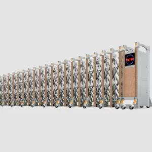 Electric Automatic Sliding Telescopic Security Gate for Offices, Schools, Apartments, Hotels, and Gyms