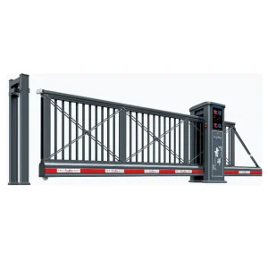 Electric Automatic Suspended Cantilever Sliding Fence Gate for Parking and Residential Complexes
