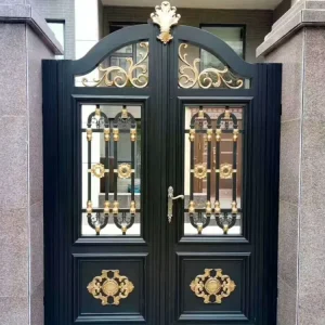 Electric Automatic Swing Main Gate with Manual Control for Courtyard Garden Anti-theft