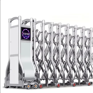 Electric Automatic Telescopic Retractable Security Gate with Remote Control, Direct from Factory, for Schools and Homes