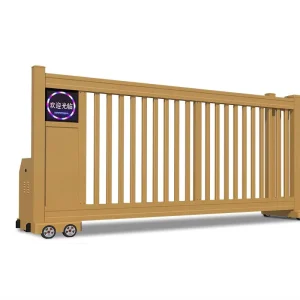 Electric Automatic Telescopic Section Sliding Gate with Linear Translation for Factory Compounds