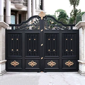 Electric Automatic Waterproof Aluminium Metal Fence Gate Outdoor Motor Opener Sliding Gate