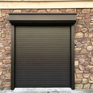 Electric Garage Rolling Shutter with Remote Control for Residential Garages
