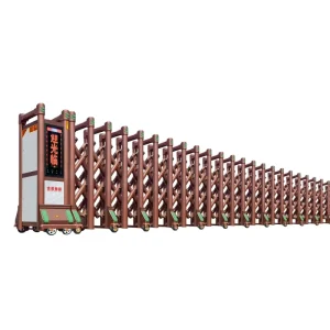 Electric Motorized Stainless Steel Telescopic Gate with Anti-Theft Feature Side Opening
