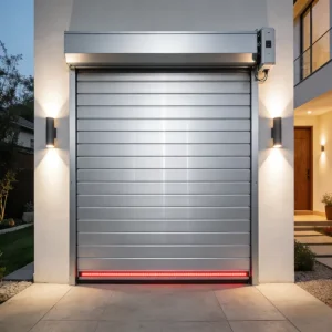 Electric Motorized Steel Roll-Up Gate for Basement, Parking Garage, or Garage, Anti-Theft Fire-Rated OEM