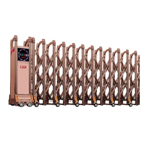 Electric Retractable Aluminum Alloy Trackless Sliding Gate for Factories, Parks, Schools, and Construction Sites