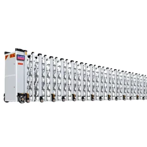 Electric Retractable Motorized Sliding Telescopic Side-Opening Aluminum Factory Gate, 1-20m