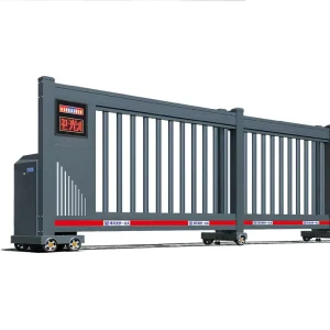 Electric Retractable Sliding Gate for Driveway Outdoor Security Fence
