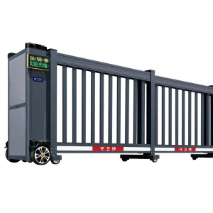 Electric Retractable Sliding Gate for Driveway Security Fence