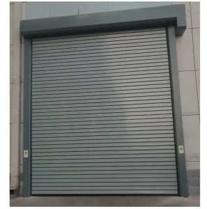 Electric Security Sliding Shutter Door Insulated Metal Industrial Commercial Roller Door