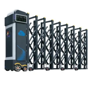 Electric Sliding Fence Gate, Automatic Remote Control, Aluminum Alloy, Retractable