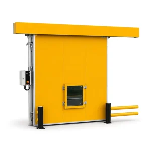 Electric Sliding Gas-Tight Cold Room CA Door with Observation Window for Apple Storage