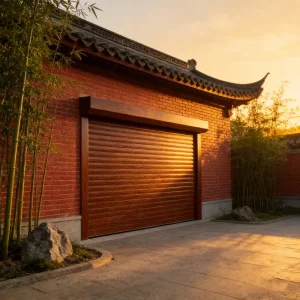 Electric Stainless Steel Roller Shutter Door for Workshop, Fireproof, Soundproof and Thermally Insulated