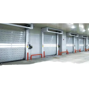 Electric Steel Industrial Windproof Rolling Shutter Door for Warehouse and Garage