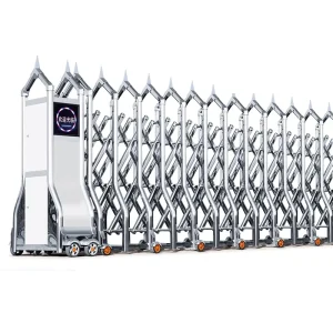 Electric Telescopic Folding Automatic Security Gate for Enterprise Compound