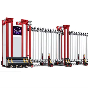 Electric Telescopic Folding Gate Automatic Control System for Enterprise Entrance