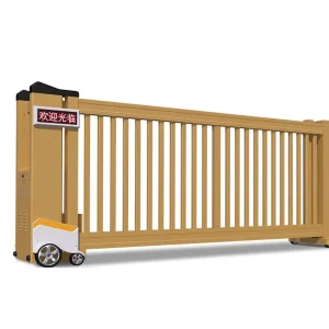 Electric Telescopic Sliding Enclosure Gate for Factory Compounds