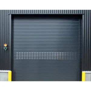 Electric Tubular Motor Remote-Control Roller Shutter Door with Emergency Manual Override for Residential Use