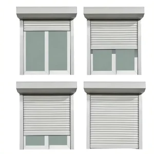 Electrical Aluminum Customized High Security Automatic Insulated Roller Shutter Window Door