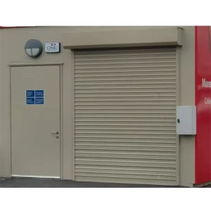 Electrically Operated Horizontal Fire-Rated Insulated Outdoor Roller Shutters