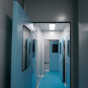 Electronic Cleanroom Anti-Static Airtight Swing Door for Semiconductor and Electronics Manufacturing Facility