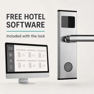 Electronic Keyless Card Door Lock Smart Hotel Lock