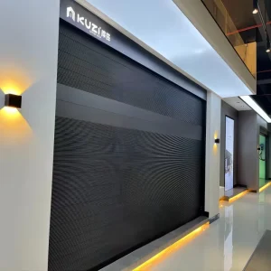 Electronic Roller Shutter Aluminum Door Panel Automatic Roll Door for Garages and Industries