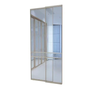 Energy-Efficient Hurricane Impact Fully Tempered Glass Aluminum Alloy Waterproof Fiberglass Exterior Sliding Door