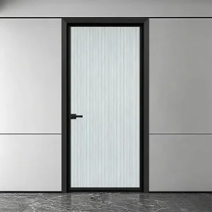 Energy Saving Low E Glass Thermal Insulation for Sustainable Building Balcony Aluminum Swing Door