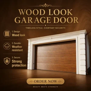 Energy-Saving Modern Insulated Steel Garage Door with Finished Surface Remote Keypad for Villa