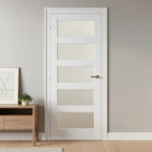 Essential Frosted Glass Door Modern Design Waterproof Smart Choice for Contractors
