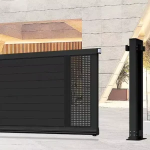 Estate Access Gate with Classic Scrollwork for Mansion Driveways Courtyards and Private Gardens