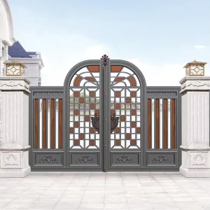 European Classical Aluminum Courtyard Gate Villa Entry Gate With Custom Designs