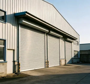 European Style Color Coated Steel Sandwich Insulated Rolling Shutter Soundproof Windproof Household Roll Up Gate