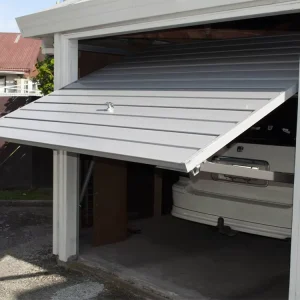 European-Style One-Piece Tilt-Up Garage Door Complete Kit with Motor and Hardware for Villa Garage Entrance
