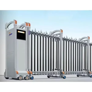Expandable Aluminum Electric Folding Road Barricade Gate