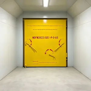 Explosion-Proof Airtight Security Door with Integrated Civil Air Defense System