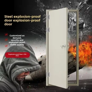 Explosion-Proof Fire-Resistant Heavy-Duty Steel Blast-Resistant Side-Opening Door with Postmodern Design