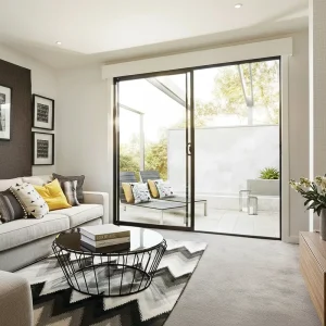 Exterior Aluminum Patio Glass Sliding Door for Balcony