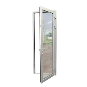 Exterior Front Double Outdoor Screen Entry Internal Divider Entry Patio French Aluminum Casement Swing Glass Door