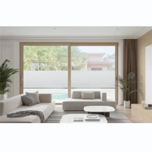 Exterior Wood-Clad Aluminum Composite Sliding Door with Solid Wood Double Glazing for Villa Balcony