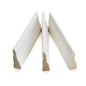 FM03 Paulownia Wood White Primed Decorative Door Frame Moulding