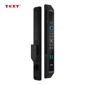 Face Recognition Fingerprint Lock 35MM Narrow Bezel Cell Phone Aluminum Door Code Lock Automatic Smart Door Lock