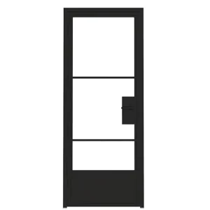 Factory Aluminum Alloy Glass Casement Door Swing Door for Terrace Living Room Bathroom Durable and Stylish